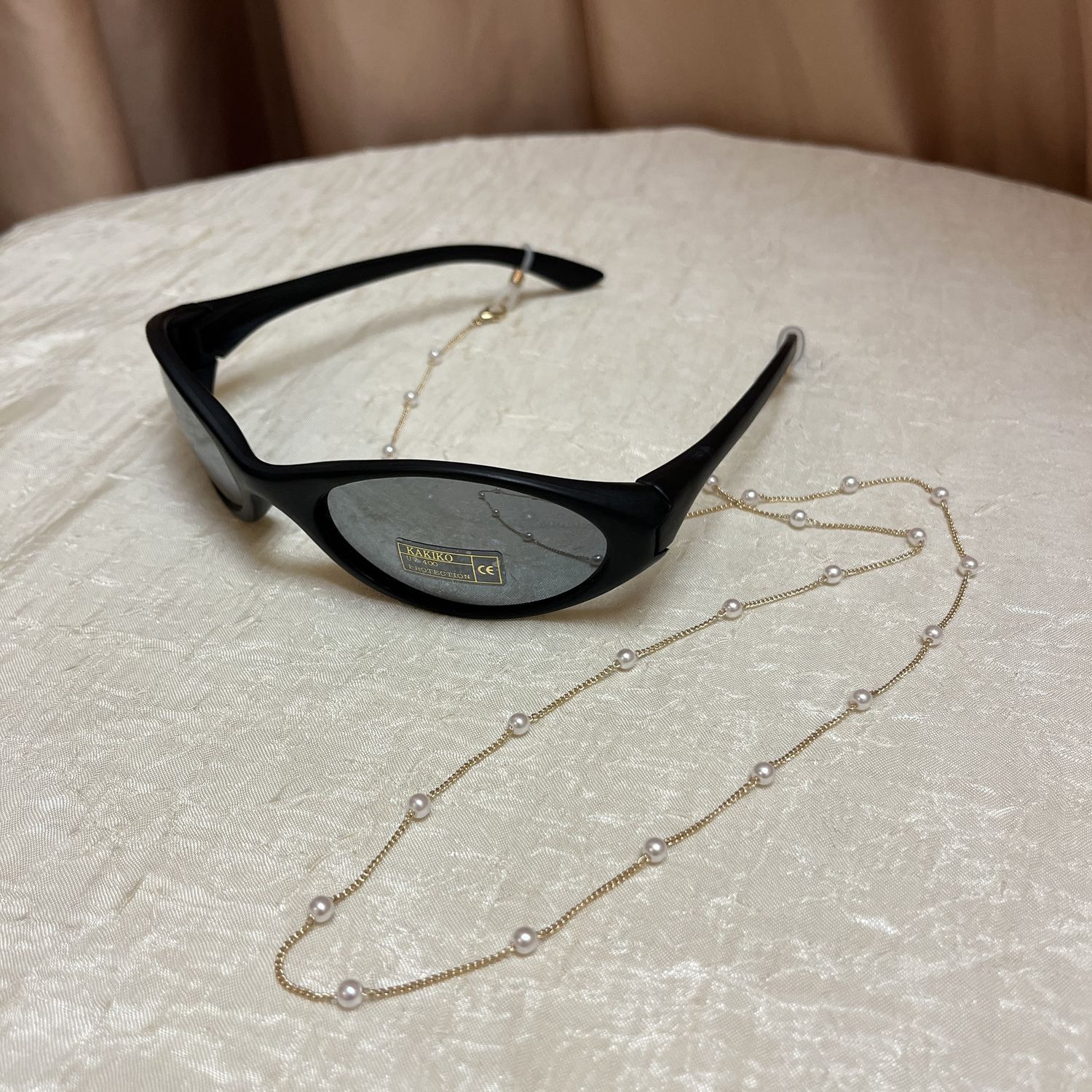 Gold + Pearl Glasses Chain
