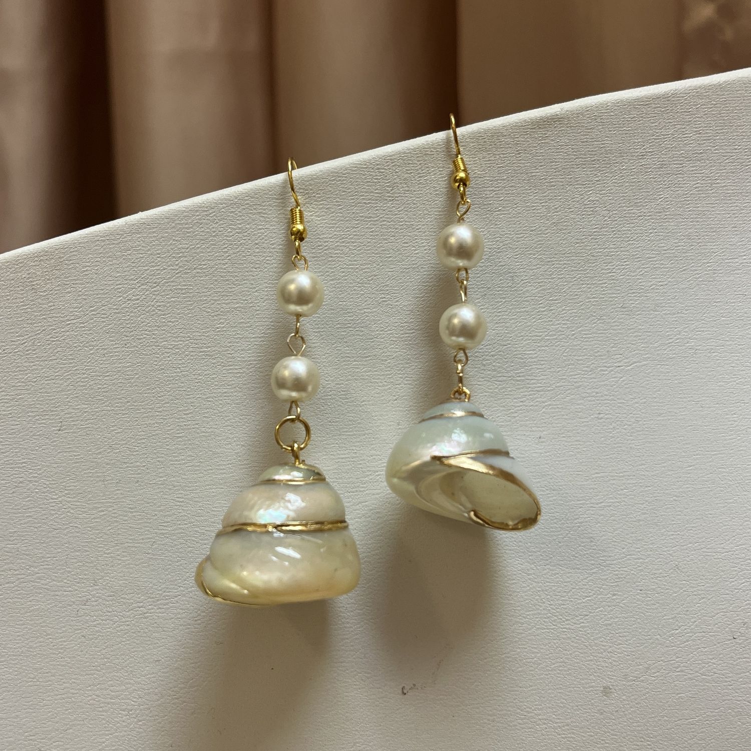Iridescent Shell Earrings