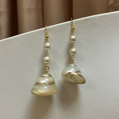 Iridescent Shell Earrings