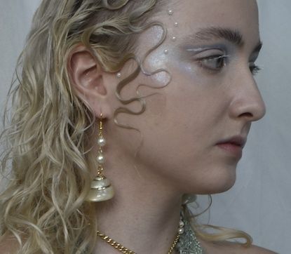 Iridescent Shell Earrings