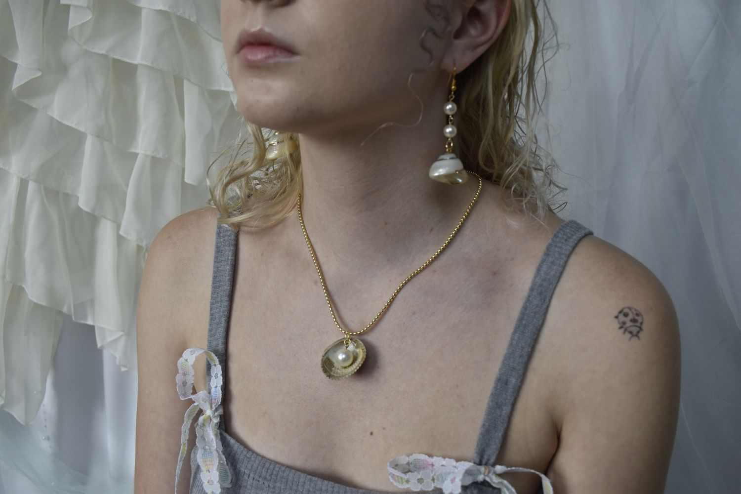 Golden Shell Necklace