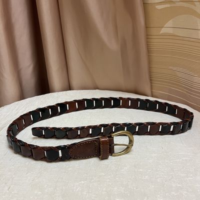 Brown Linked Belt