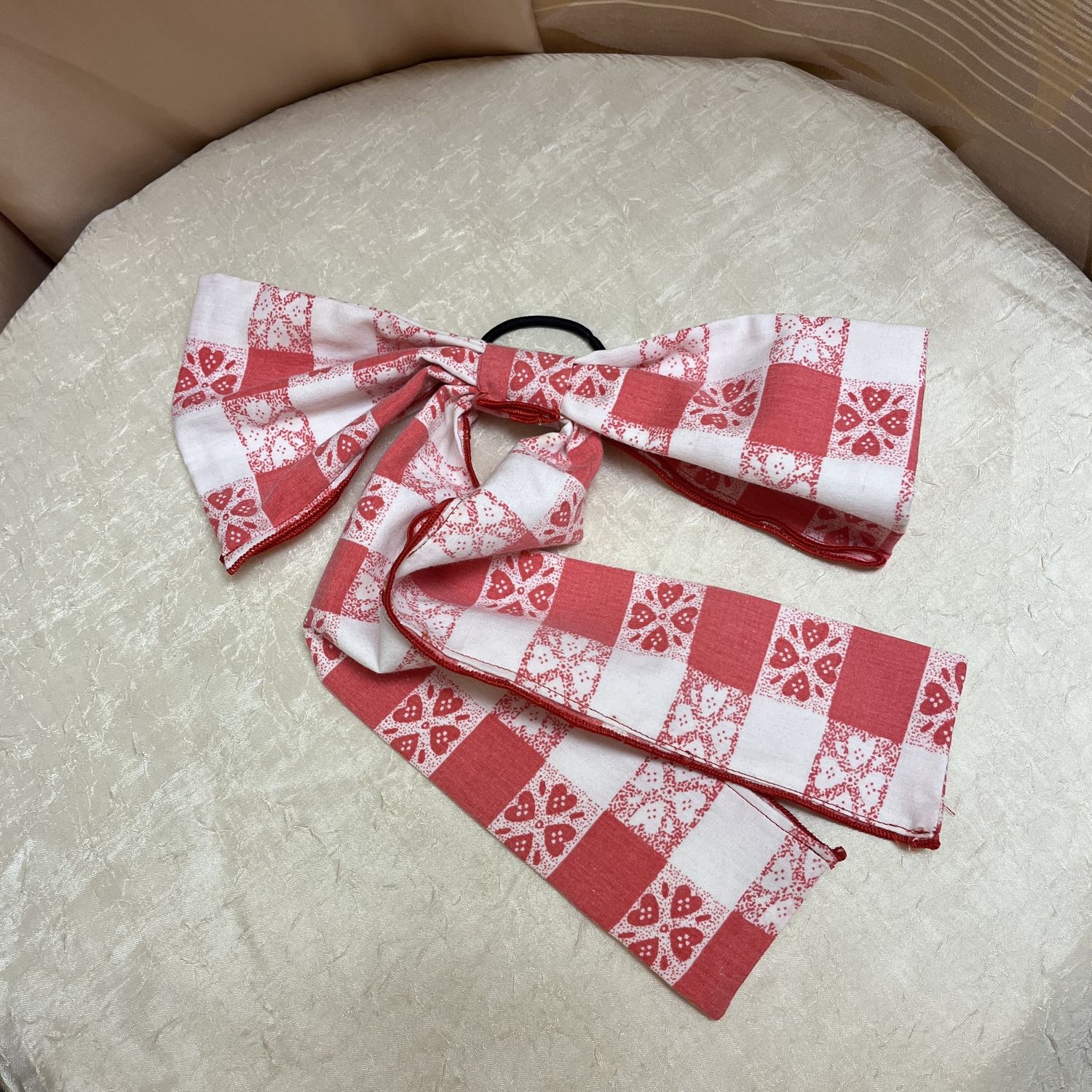 Red Picnic Bow