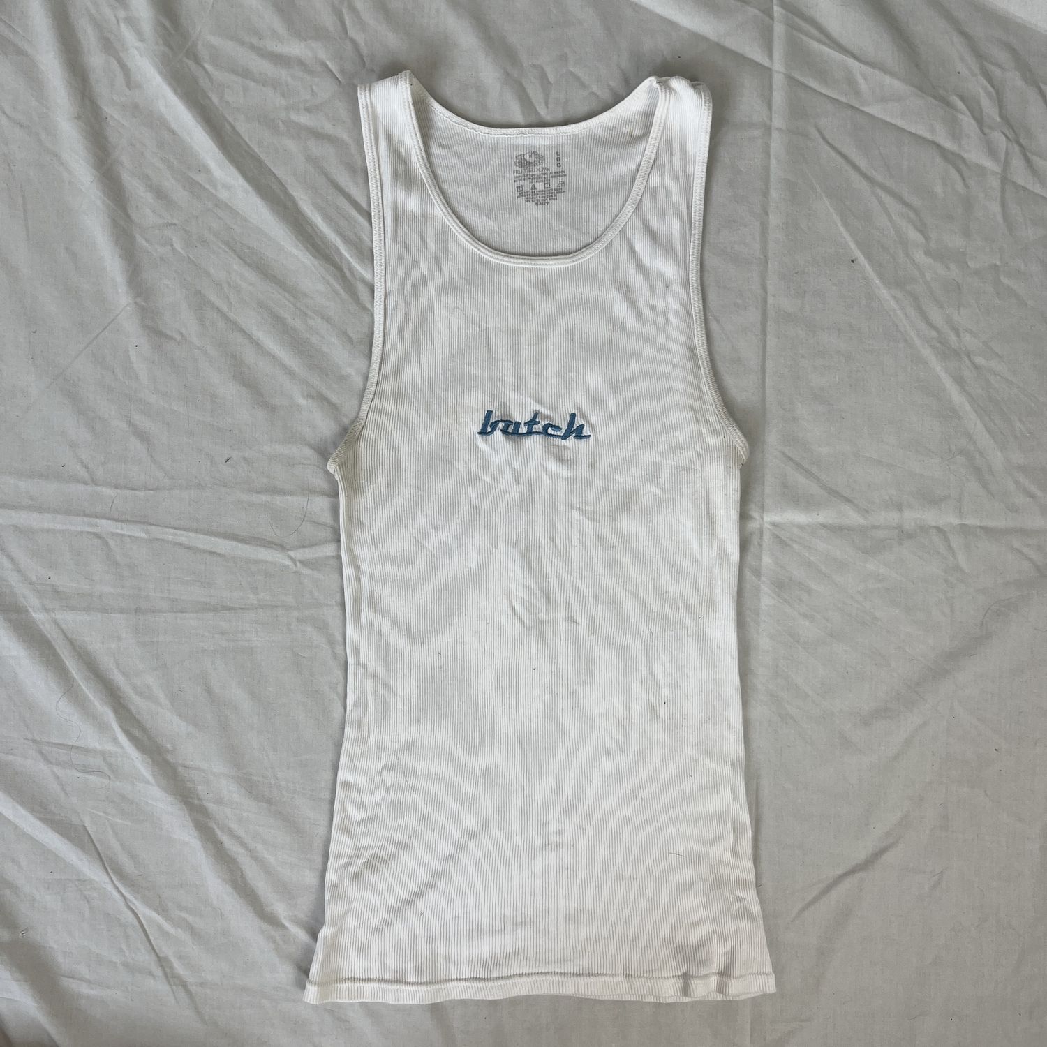 White Butch Tank