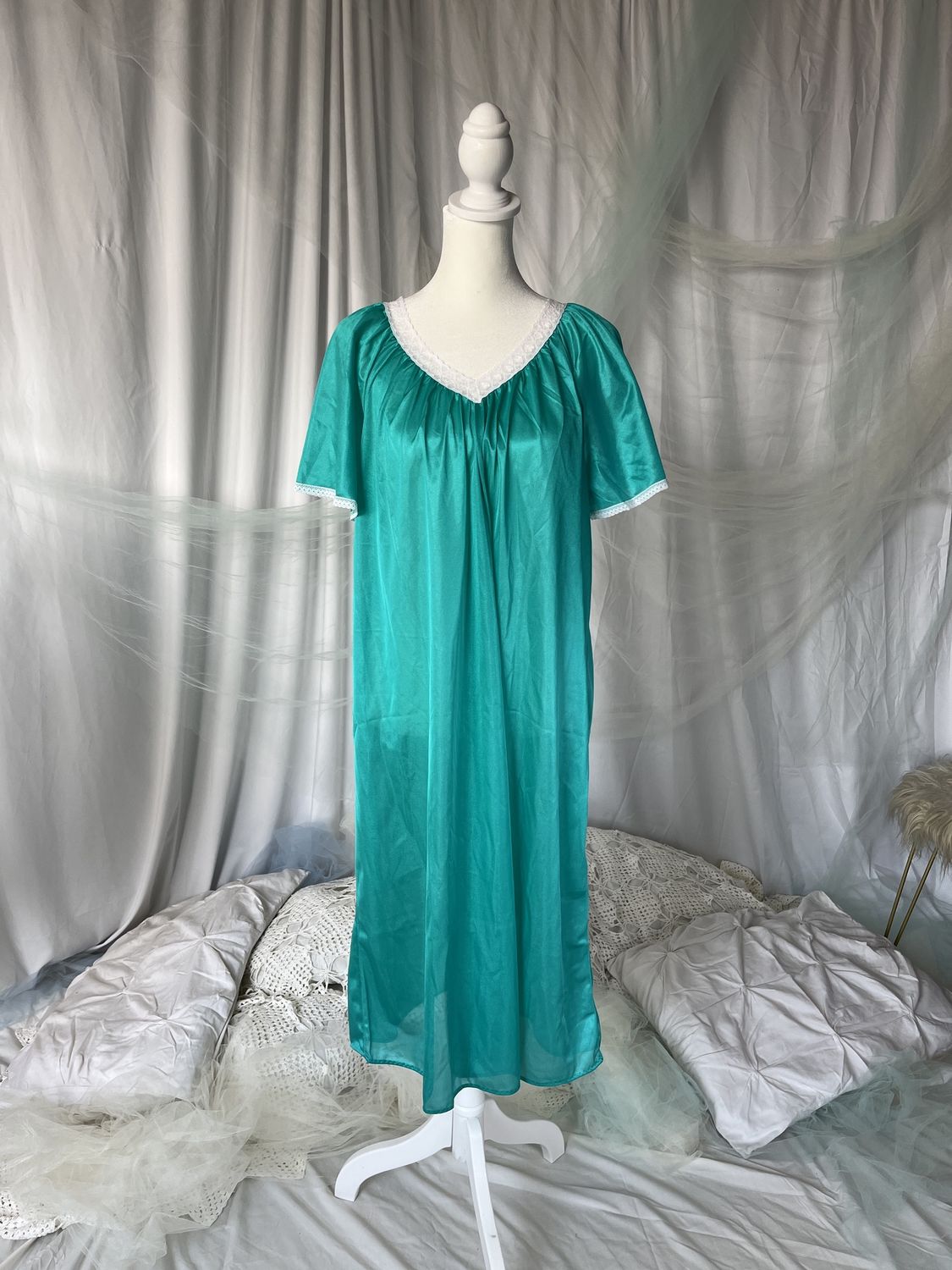 Blue Teal Lingerie Dress
