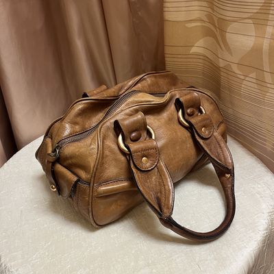 Brown Leather Mini Bag