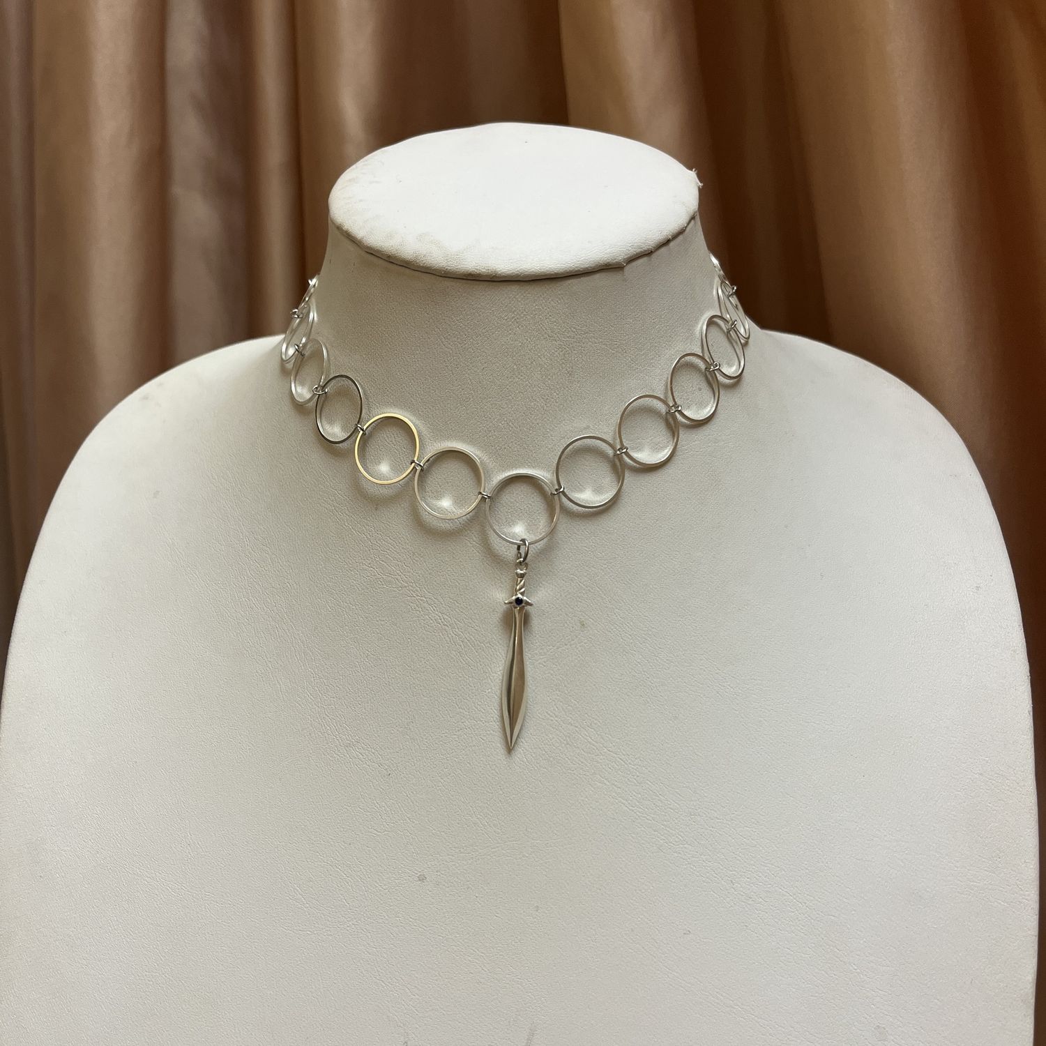 Ringed Swords Necklace