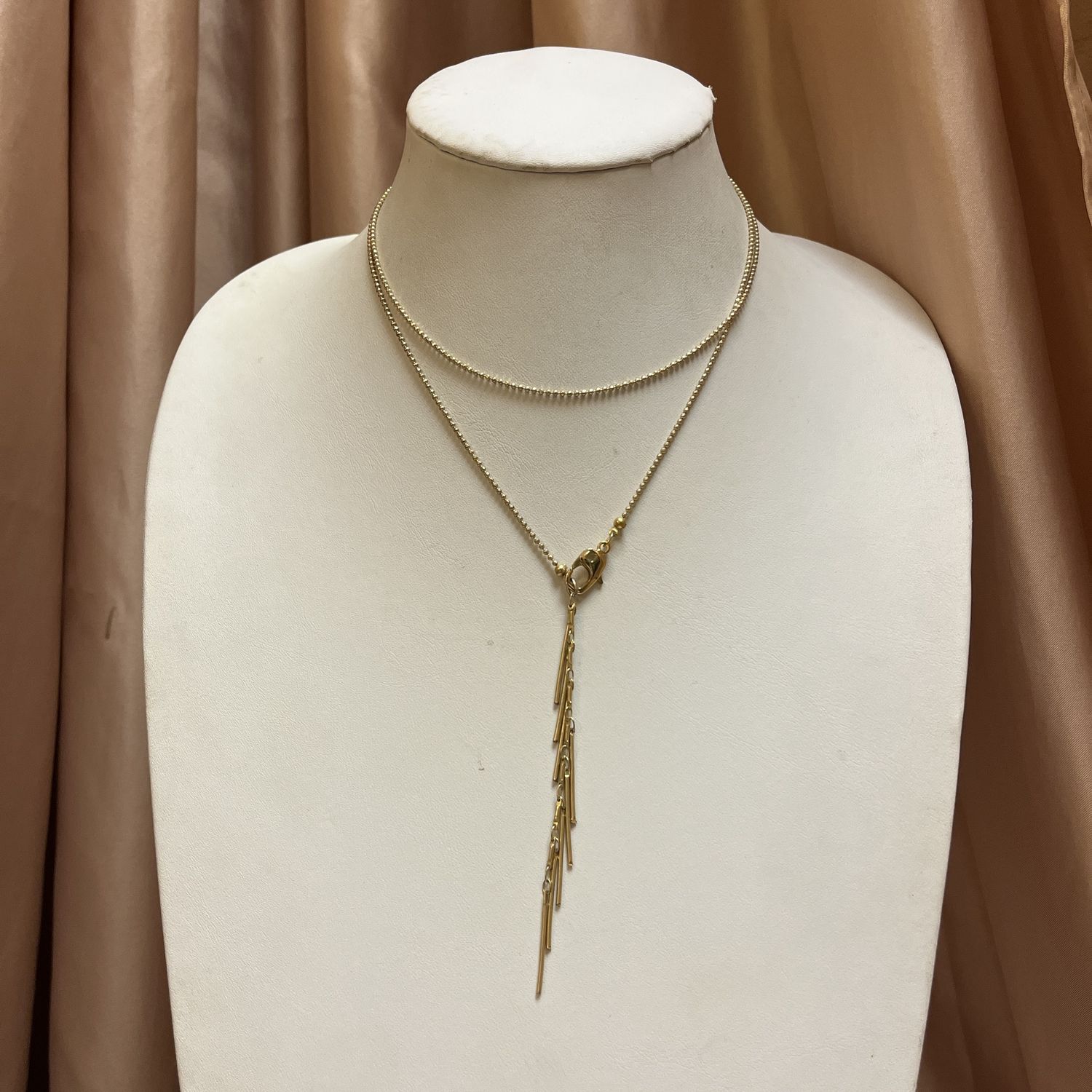 Stacked Sprinkle Golden Necklace