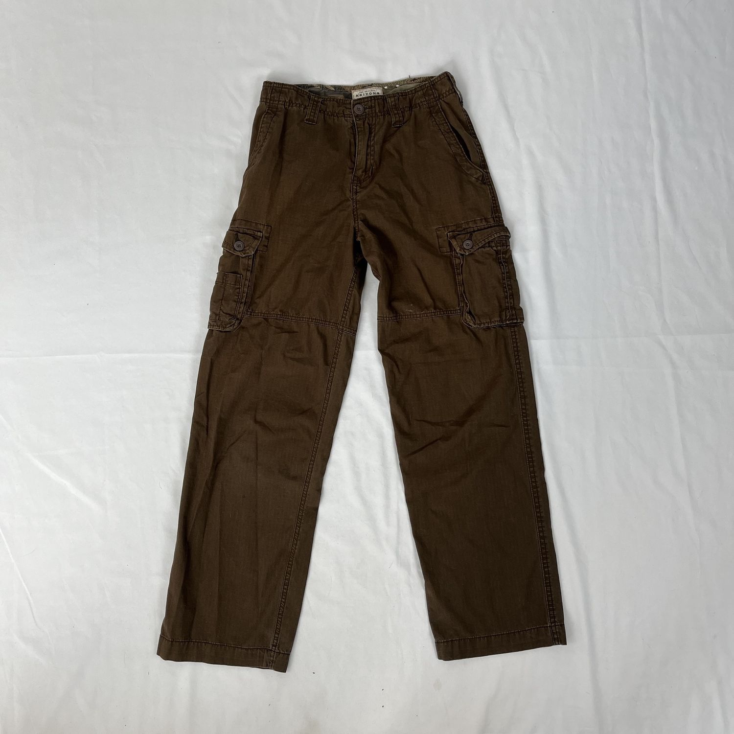 brown + camo cargo pants