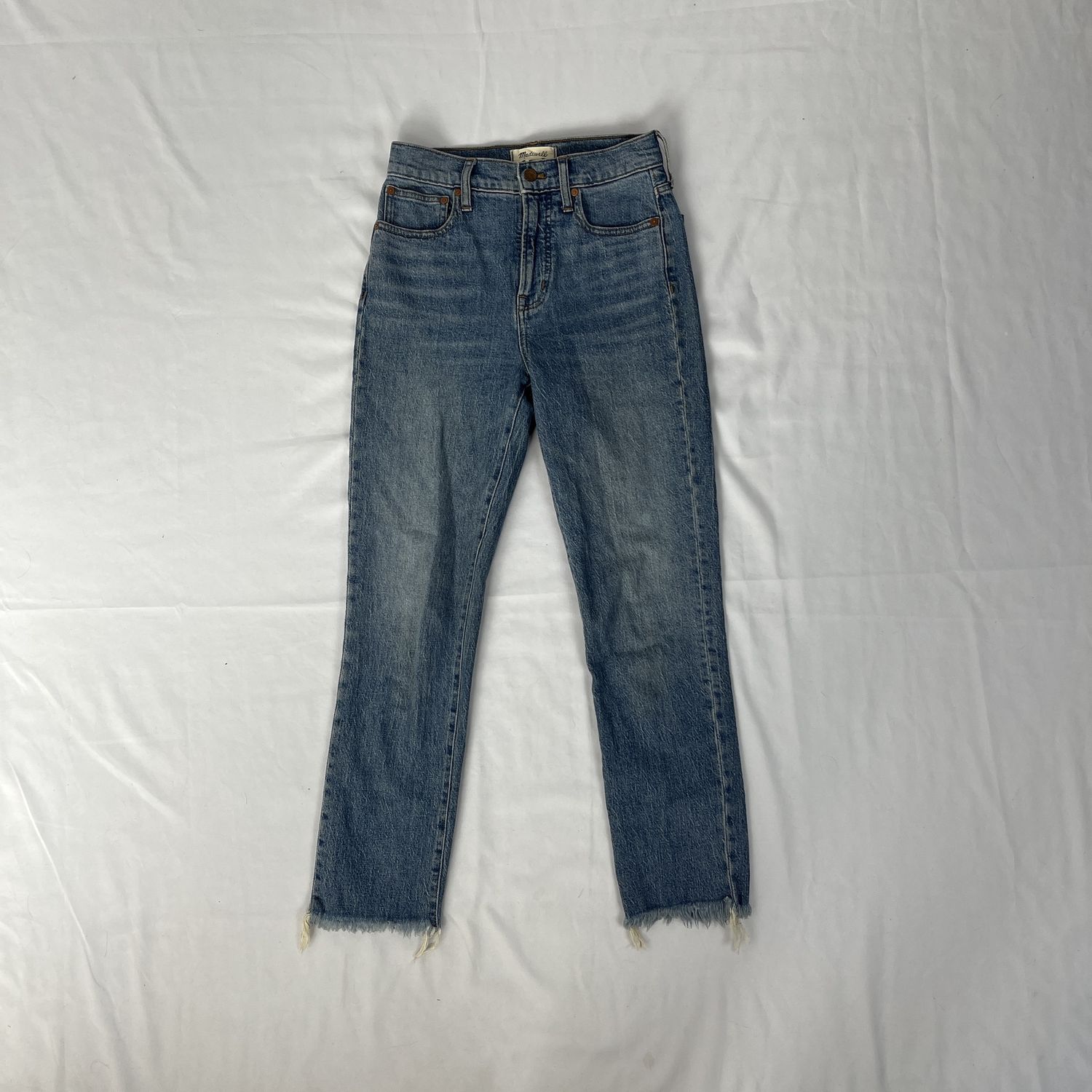 madewell light wash denim pants