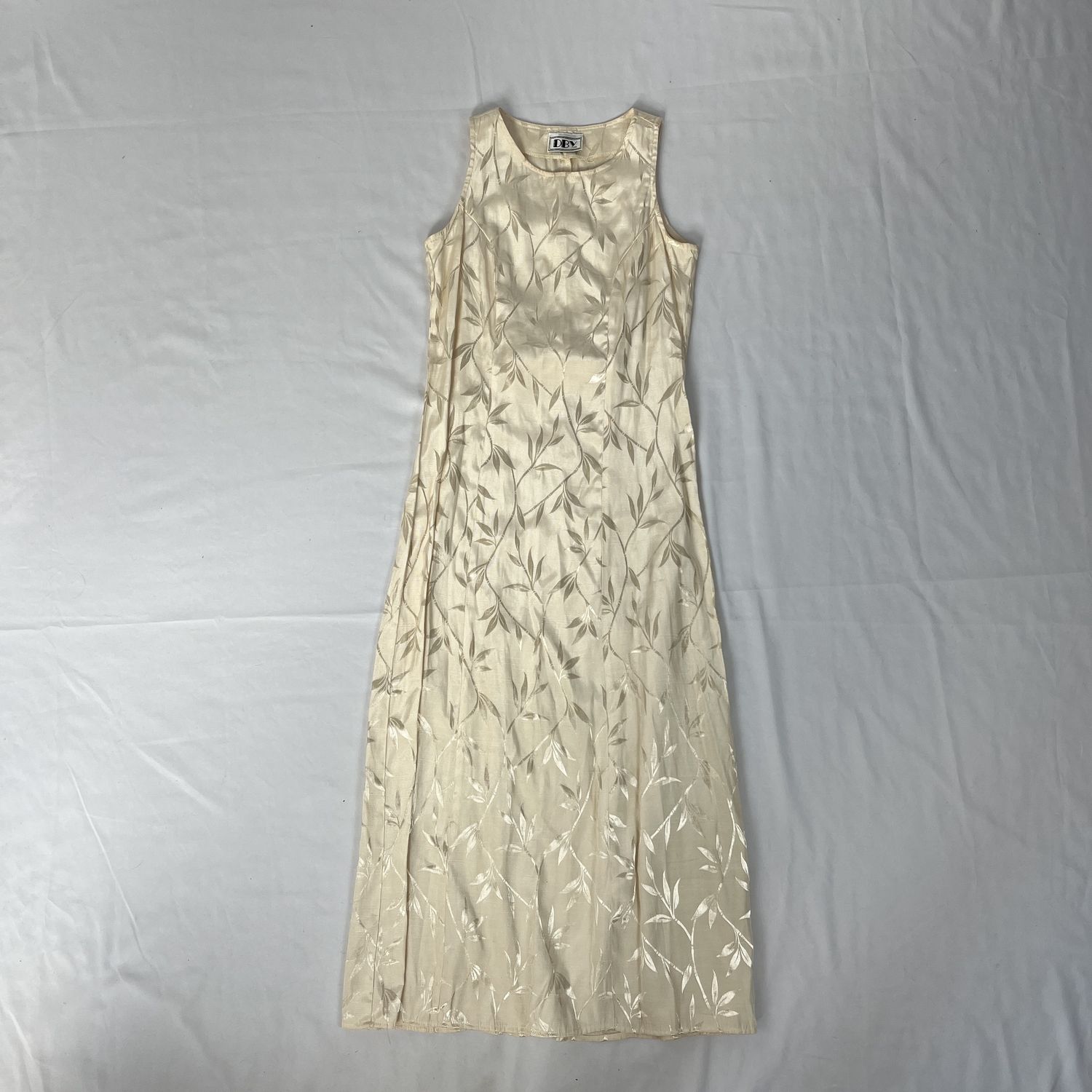 golden foliage dress