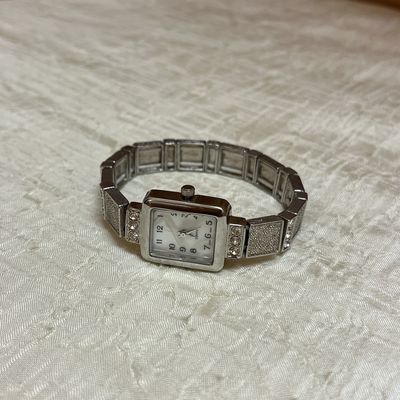 sparkle elastic silver watch