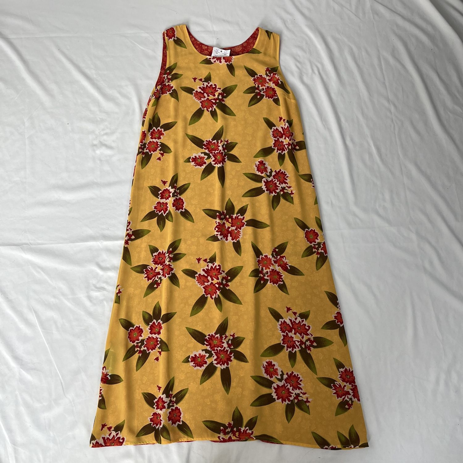 yellow reversible dress
