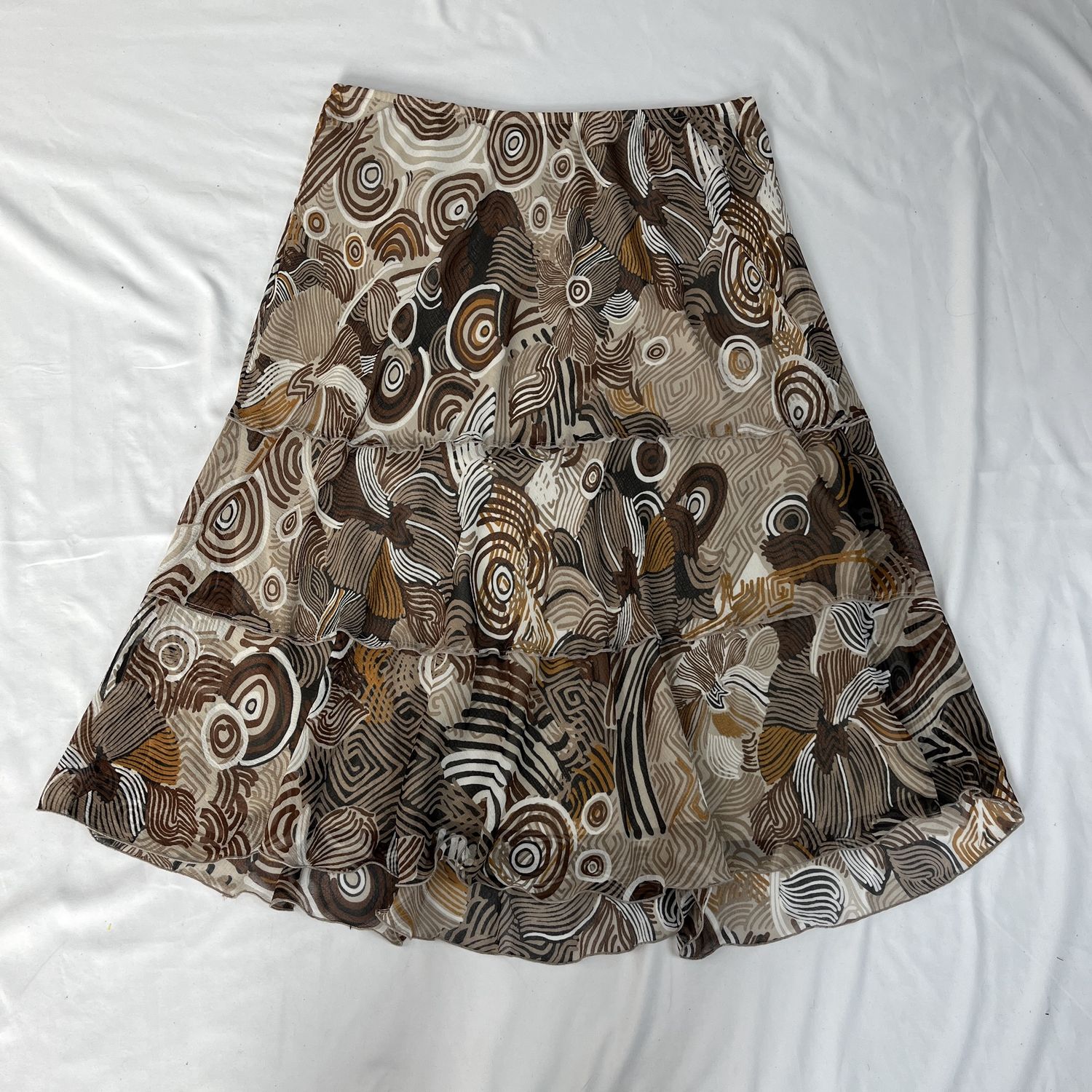 Brown Circle Skirt