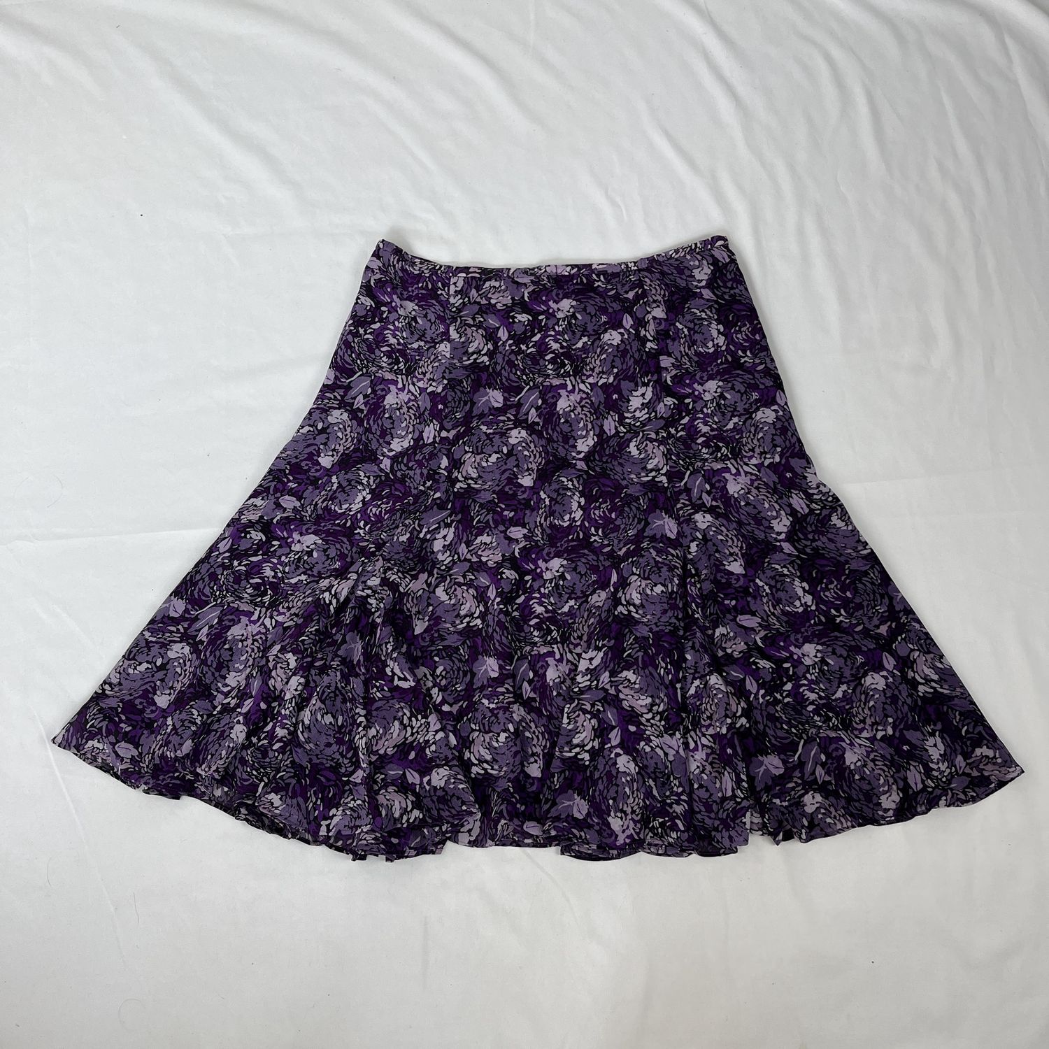 Purple Abstract Skirt