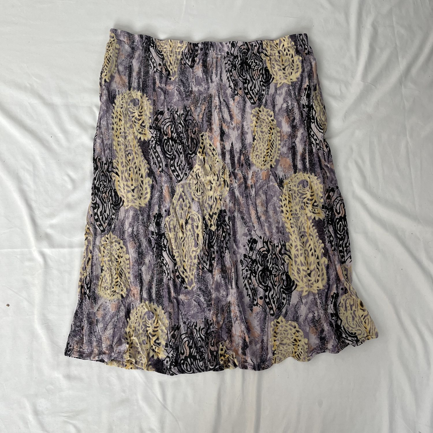 Lilac Print Skirt