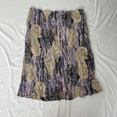 Lilac Print Skirt