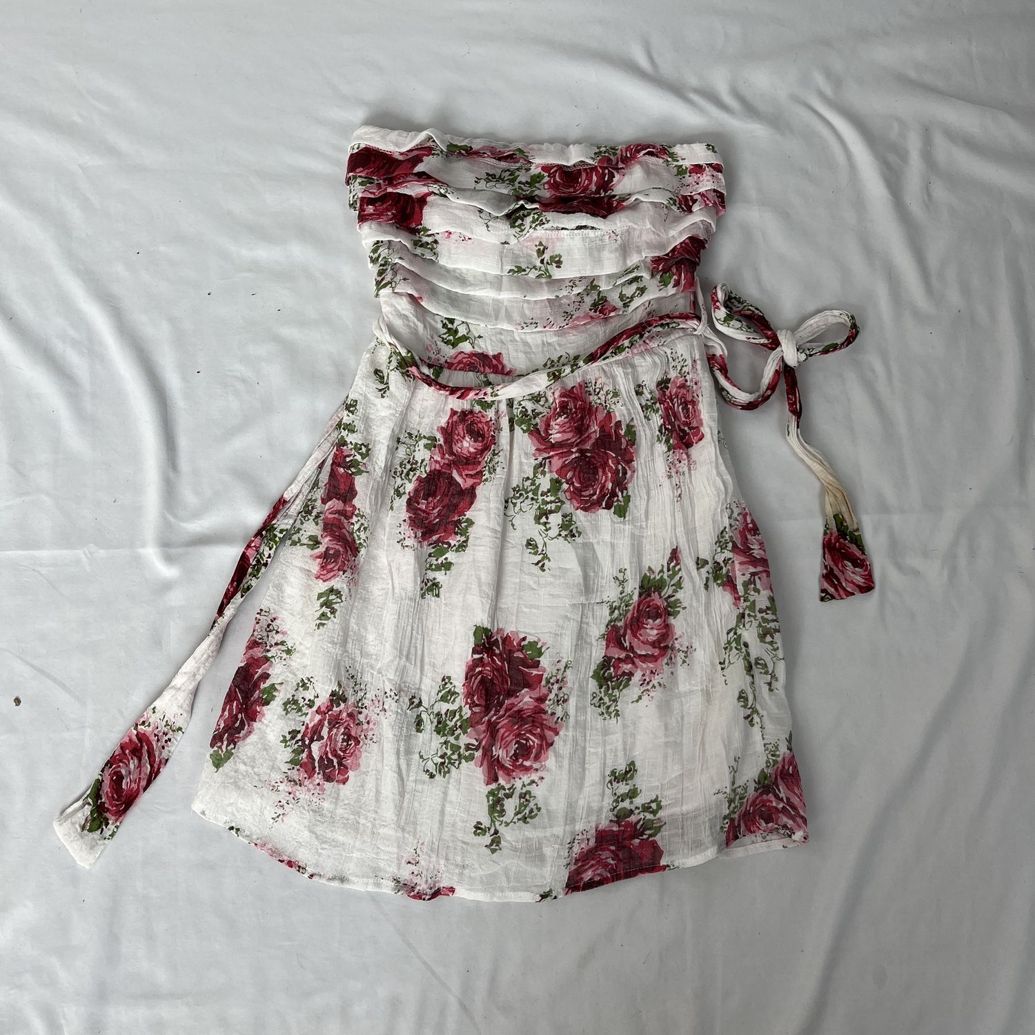 Rose Strapless Dress