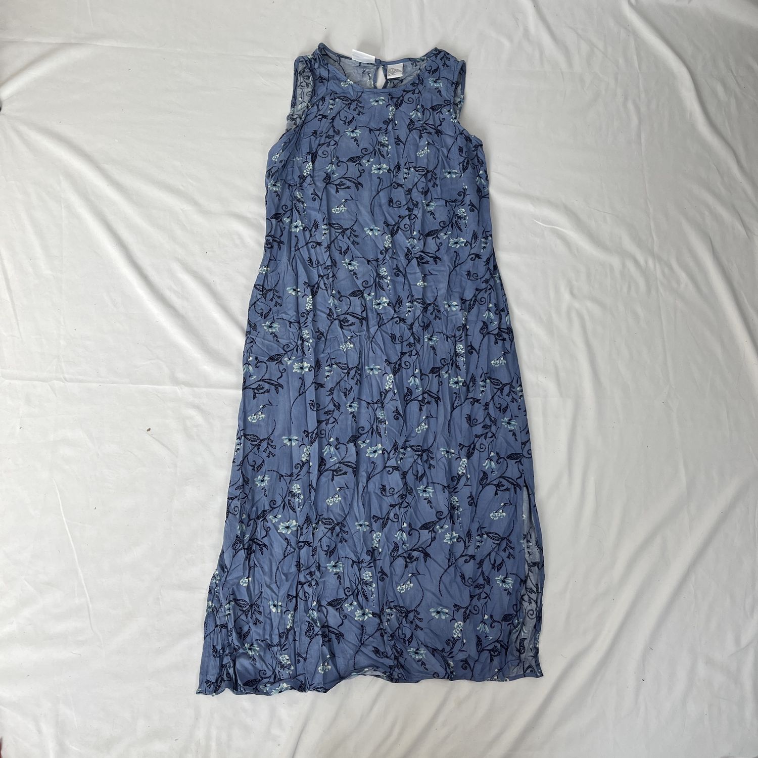 Muted Blue Maxi Dress