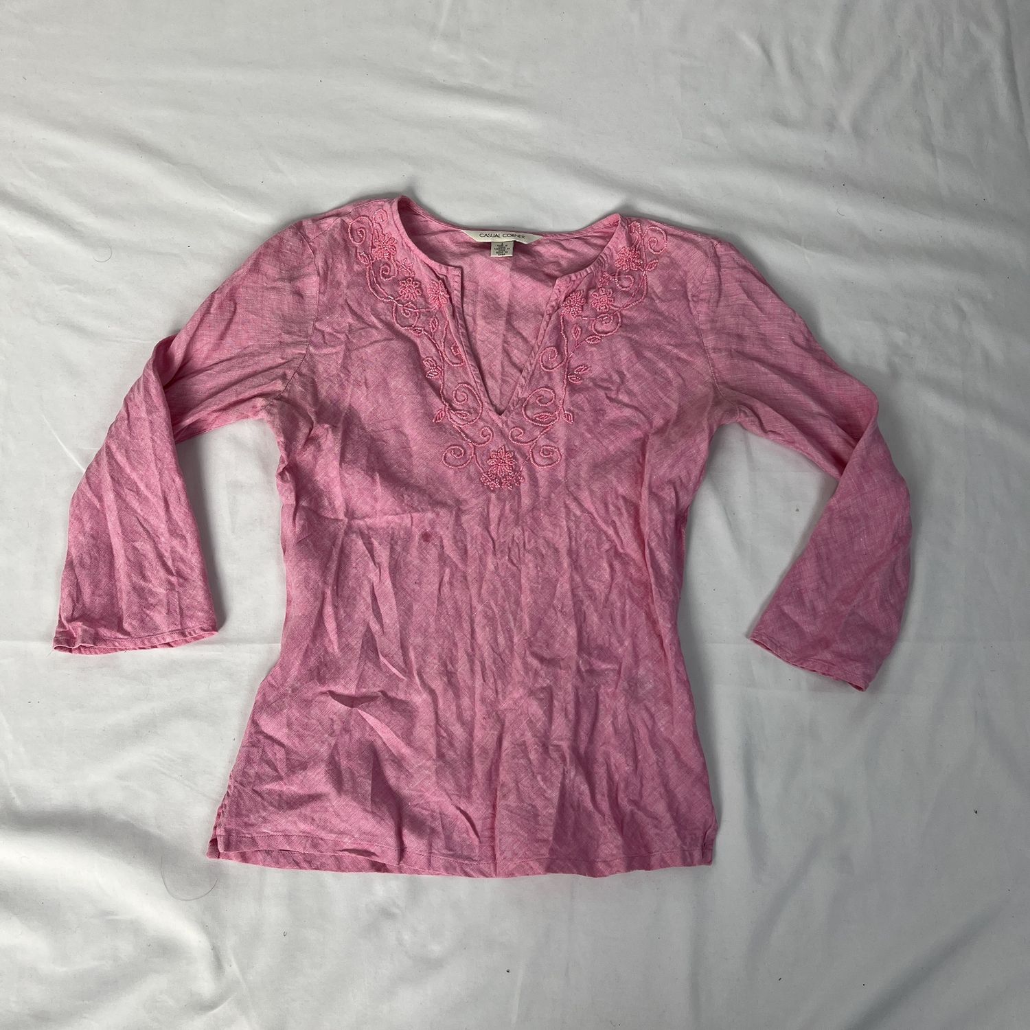 Pink beaded top