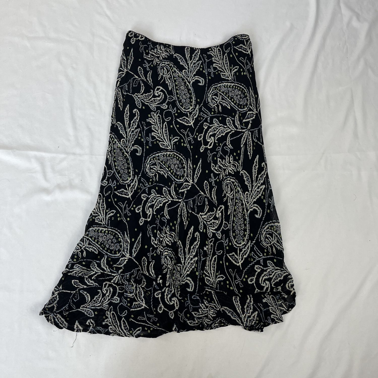 Blue leaf skirt
