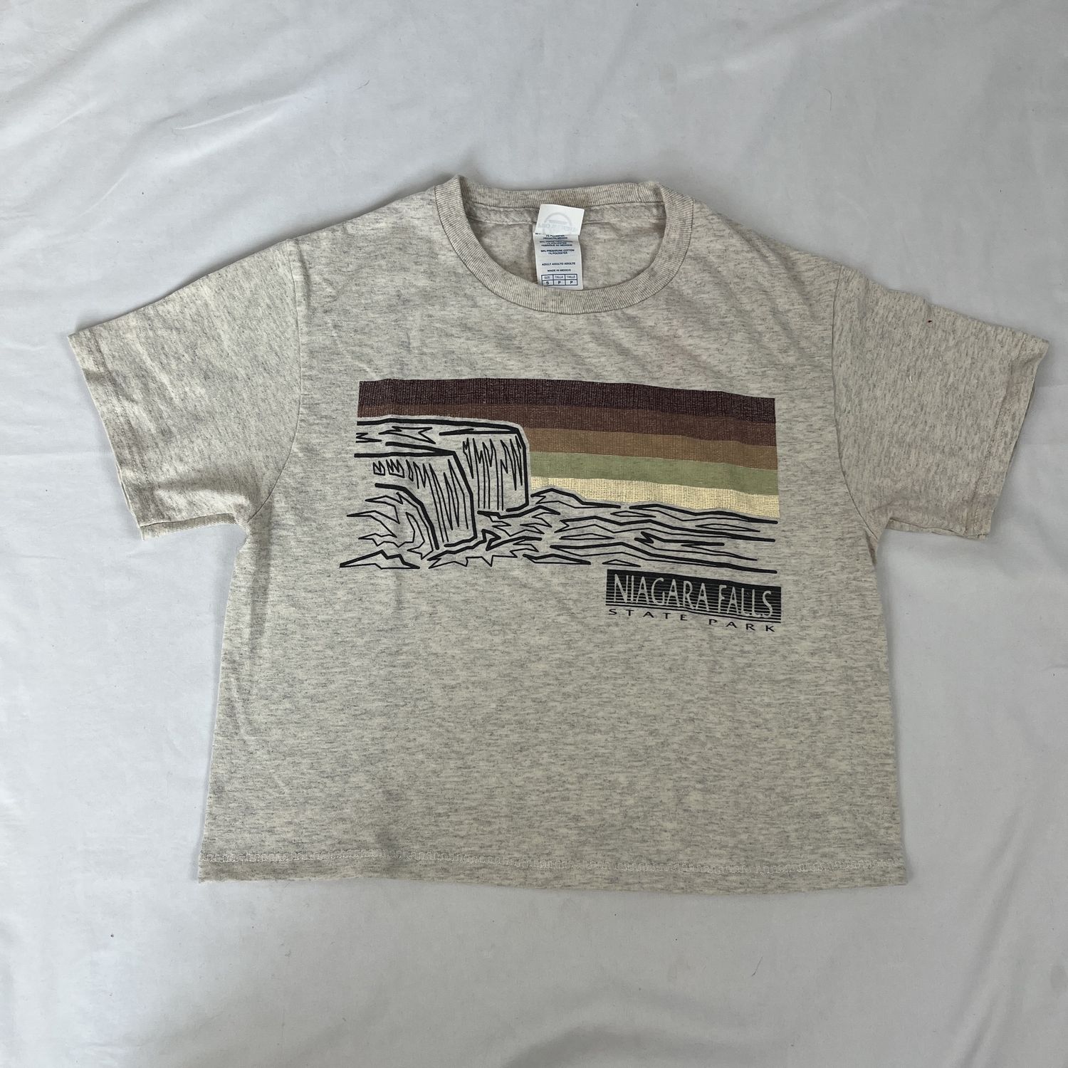 Niagara Falls cropped tee