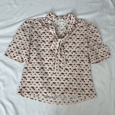 70&#39;s scarf top