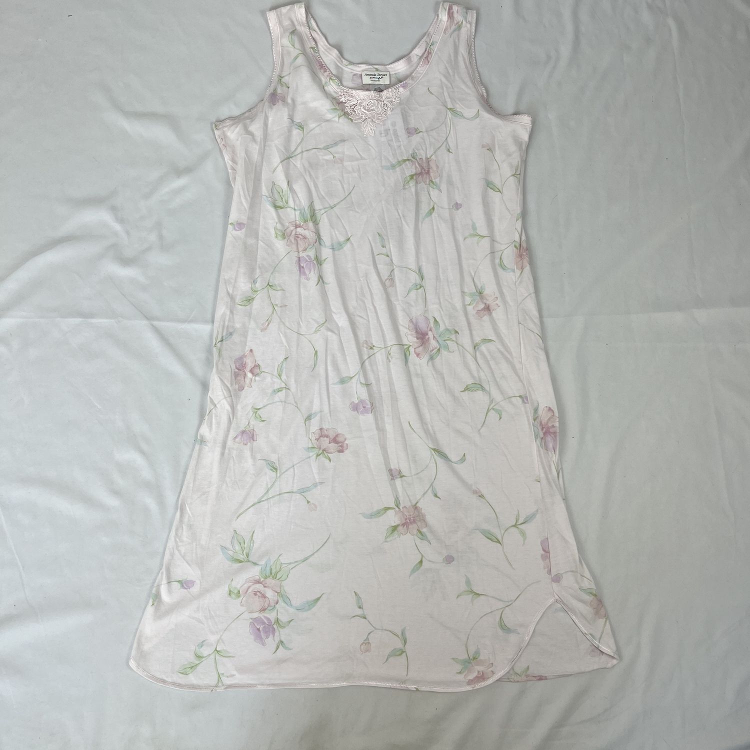 pale pink flower nightgown