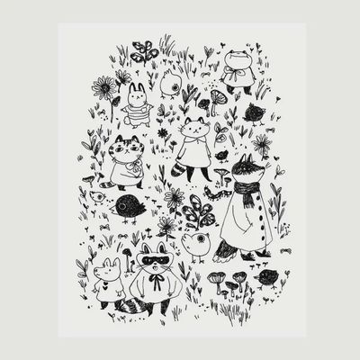 Print &quot;Garden Party&quot;