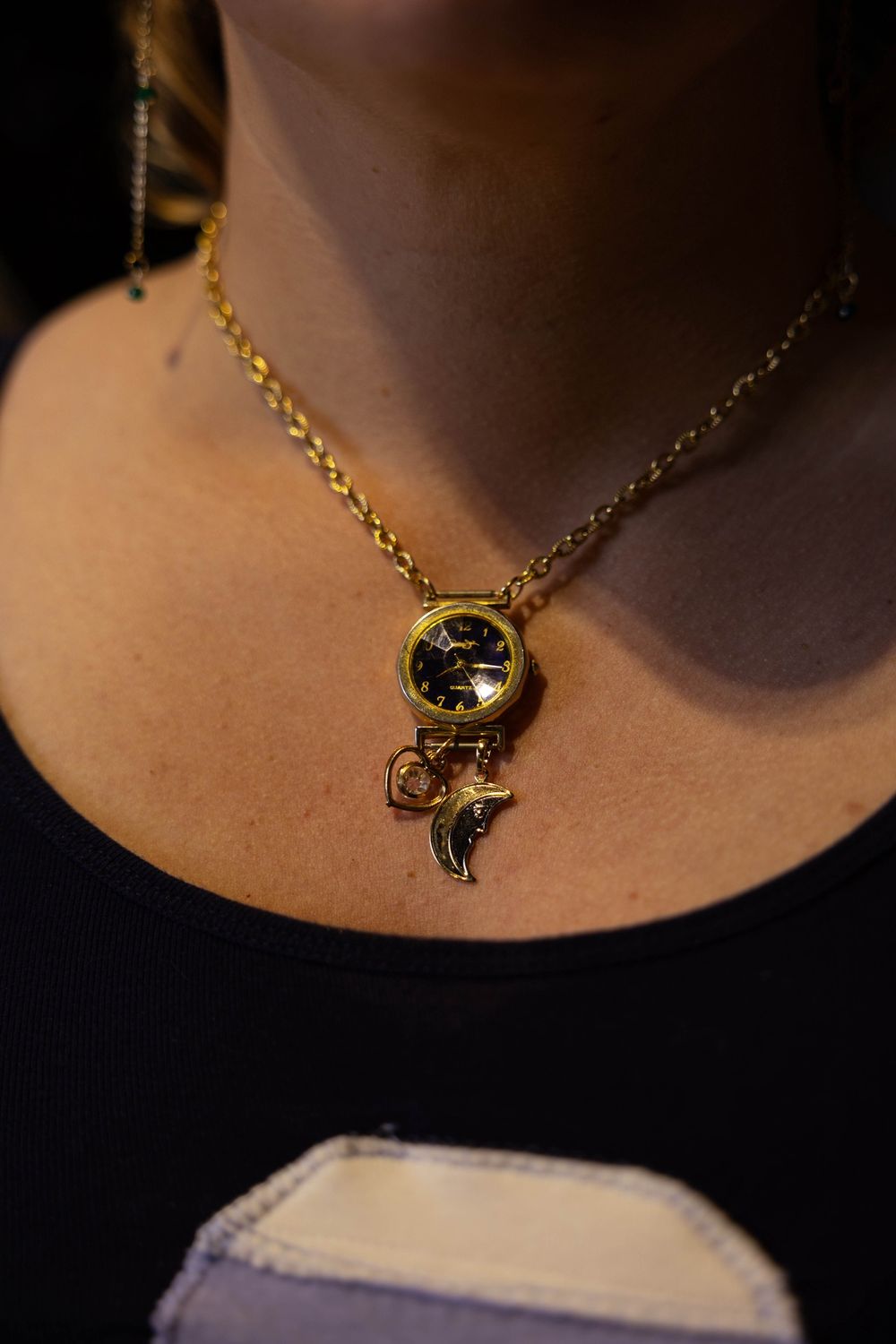 mood watch necklace
