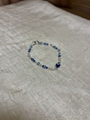 blue evil eye bracelet