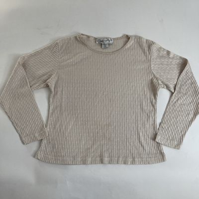cream stretch long sleeve