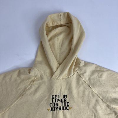 yellow loser hoodie