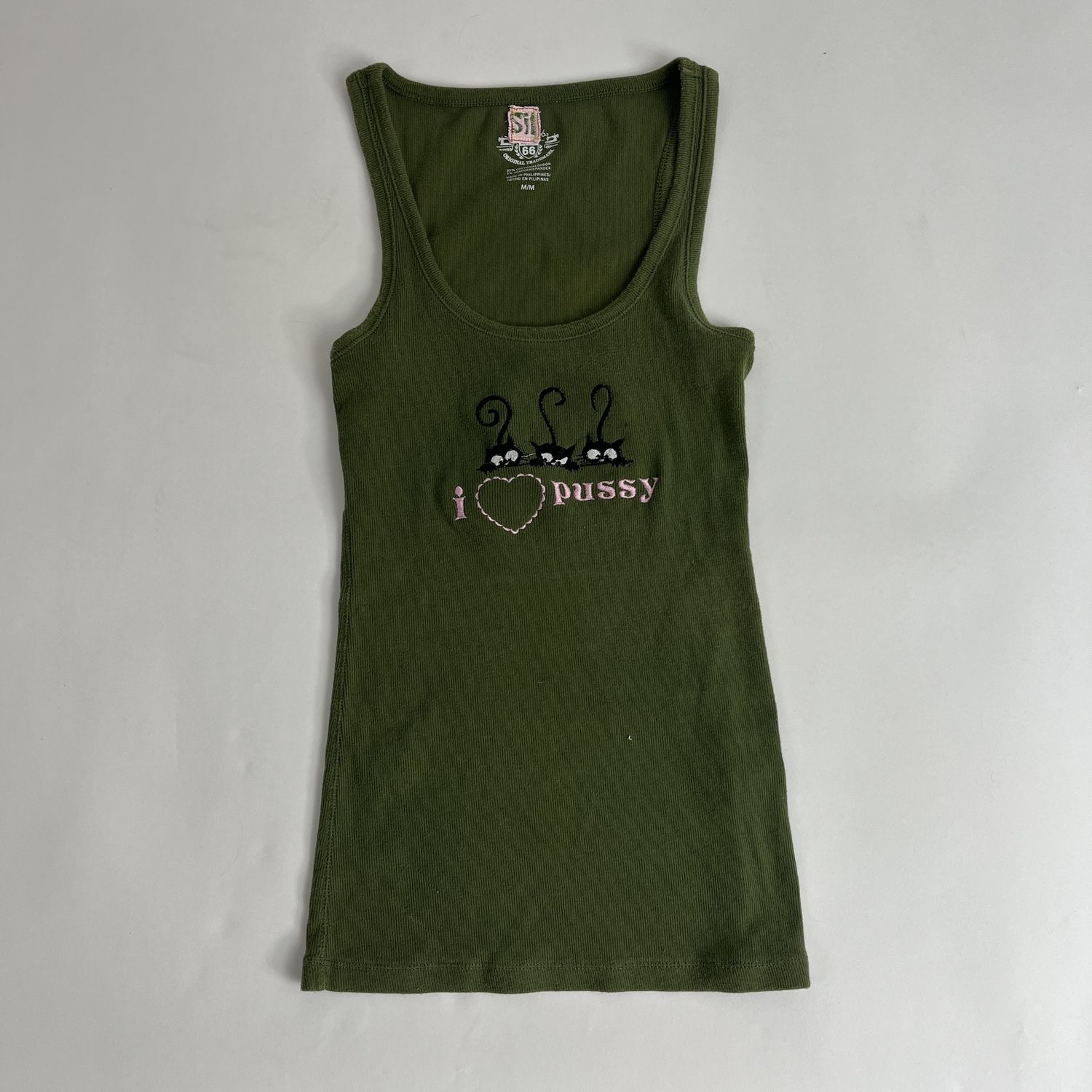 green pussy tank