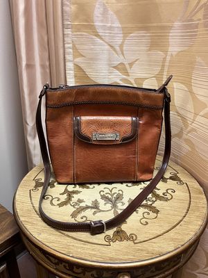 red detailed bag