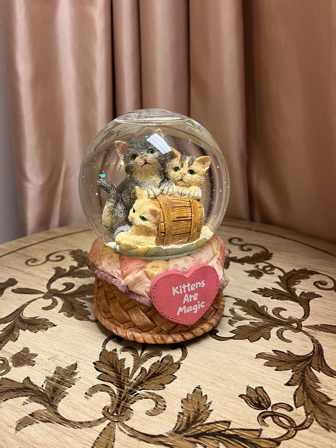 Kittens are Magic Snow Globe