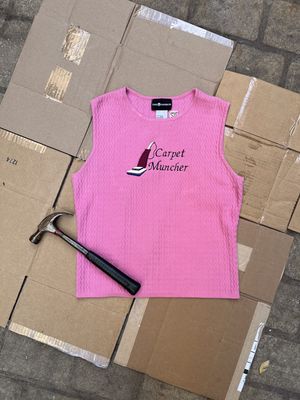 pink carpet muncher tank