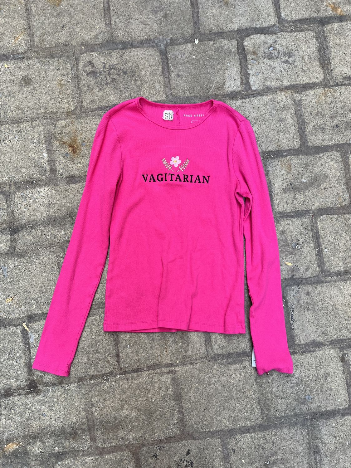 pink vagitarian long sleeve