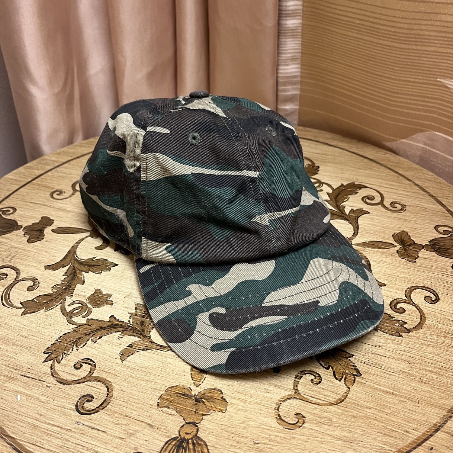 camouflage cap