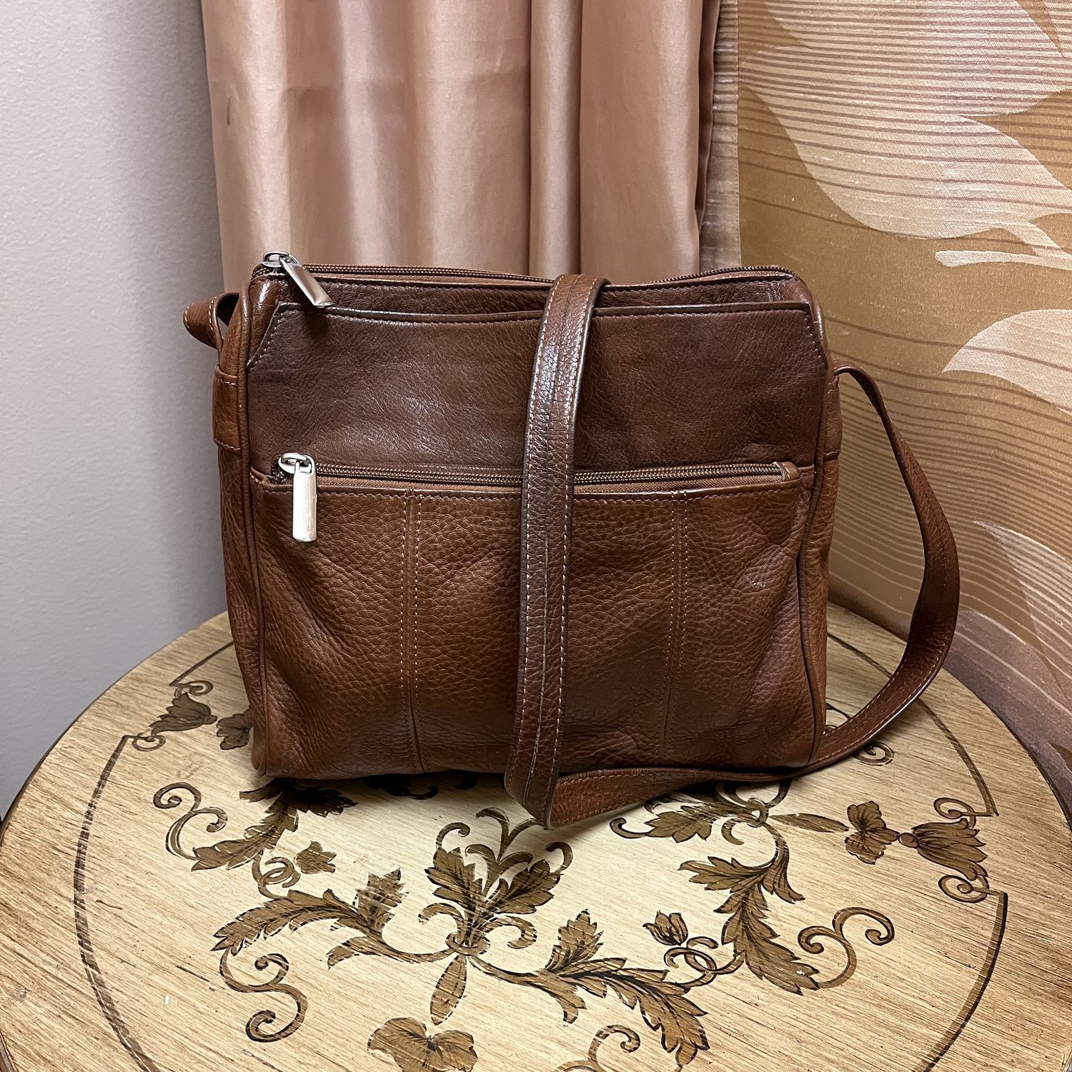 Brown Leather shoulder bag