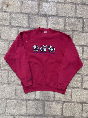 red gang crewneck