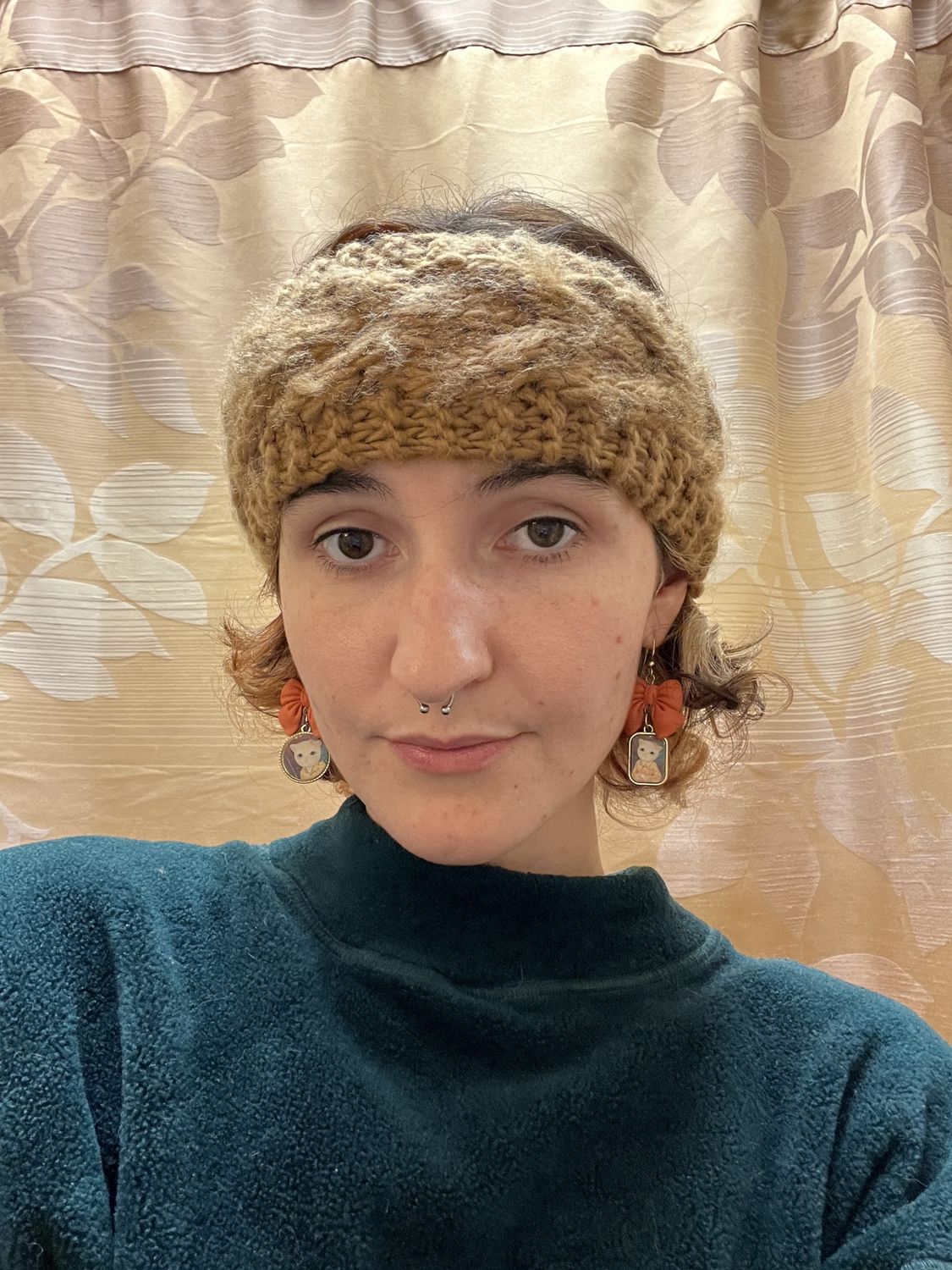 Tan Crochet head scar