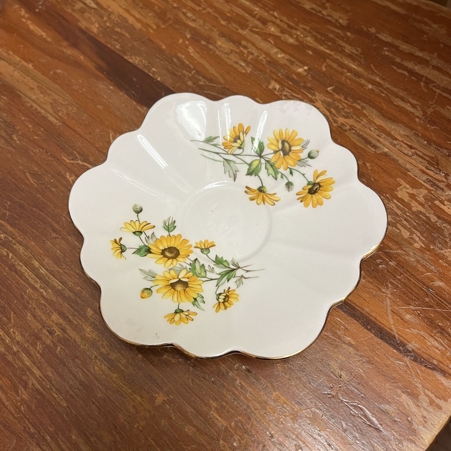 sunflower jewelry dish