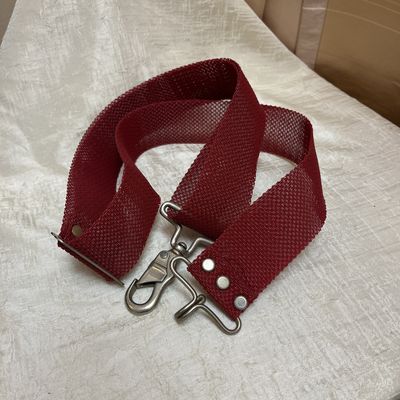 Red mesh belt