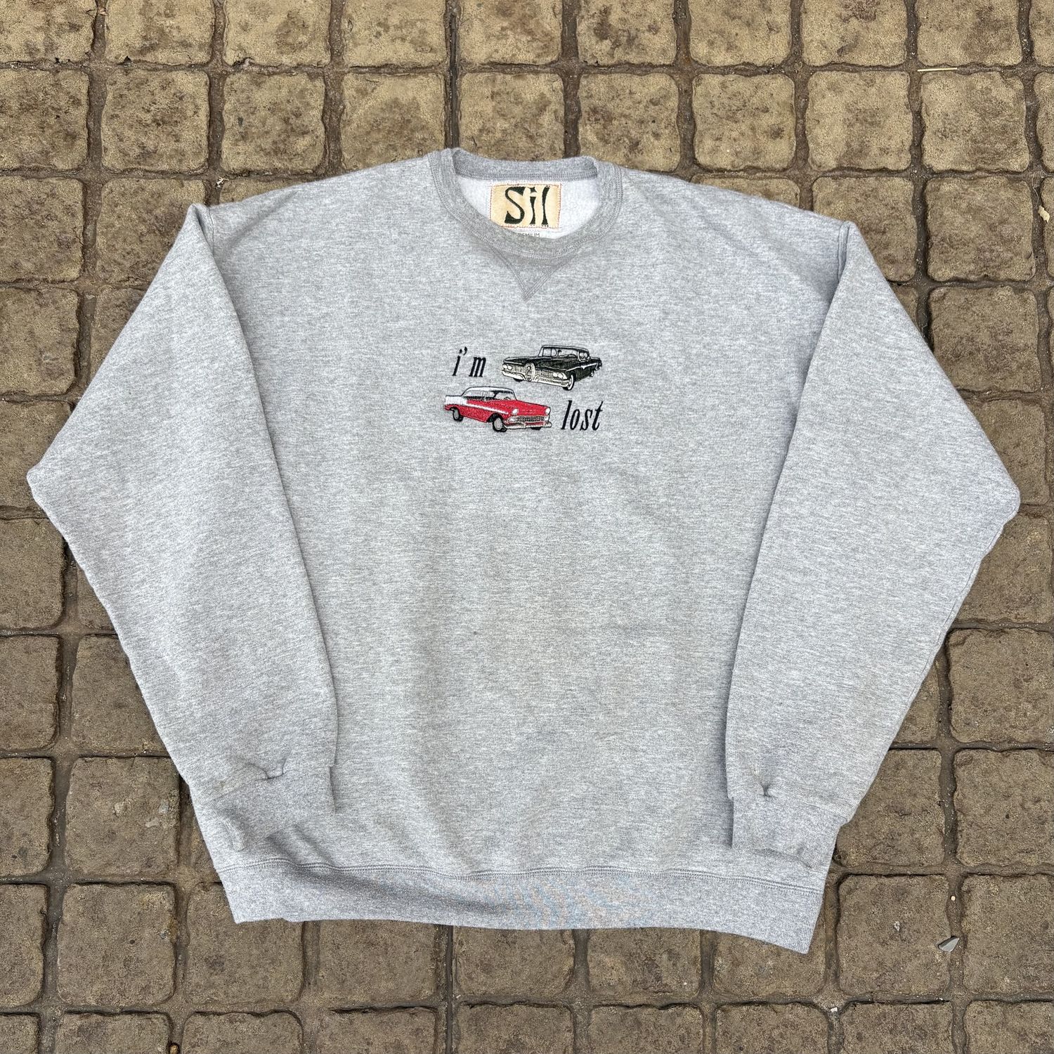 Grey &quot;i&#39;m lost&quot; crew