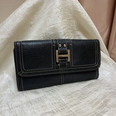 Black Buckle Fossil wallet