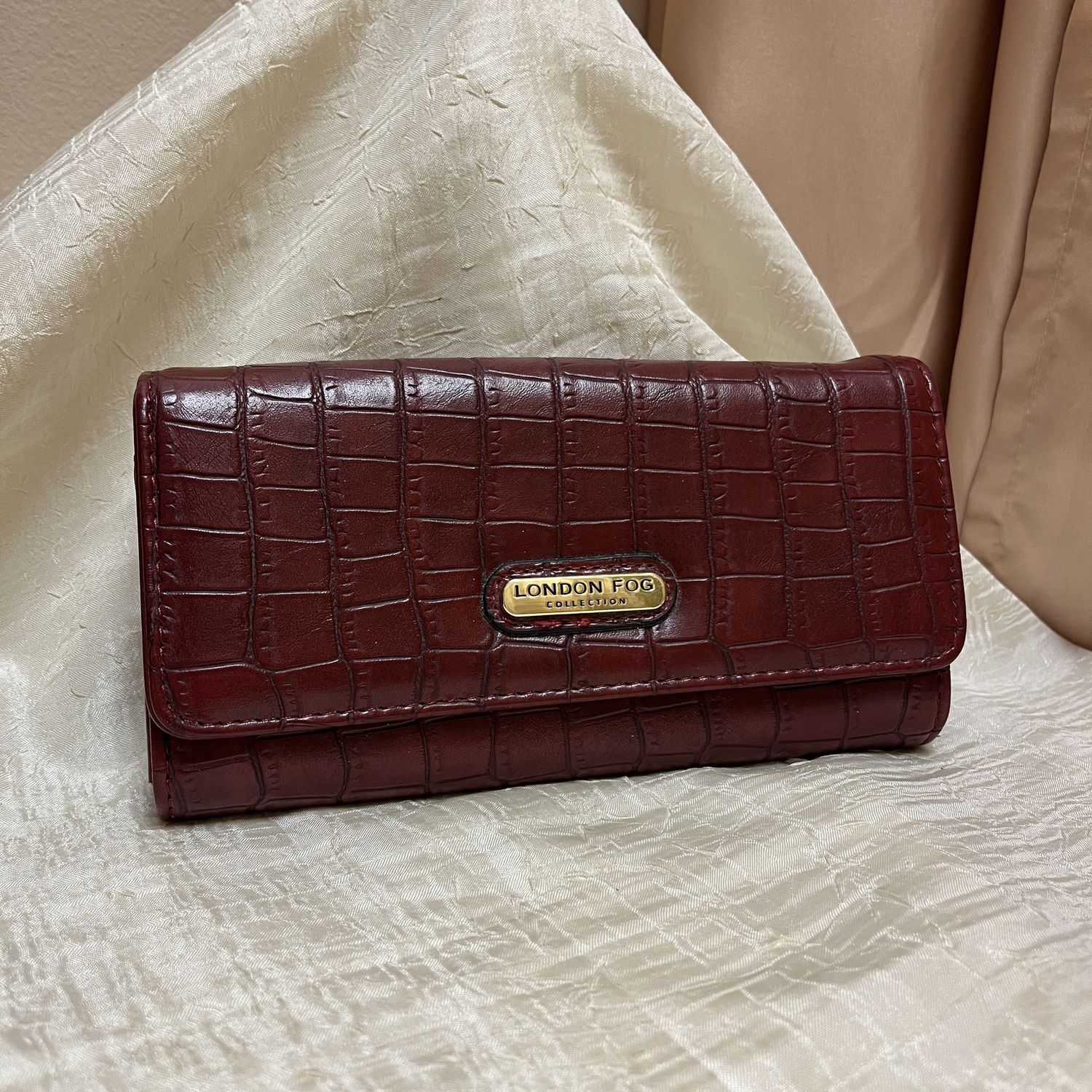 Burgundy Alligator Wallet