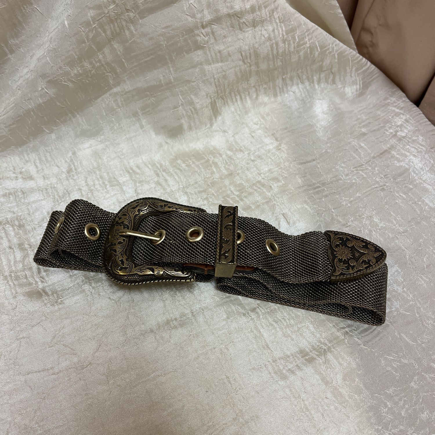 Gold Toned Brass Belt