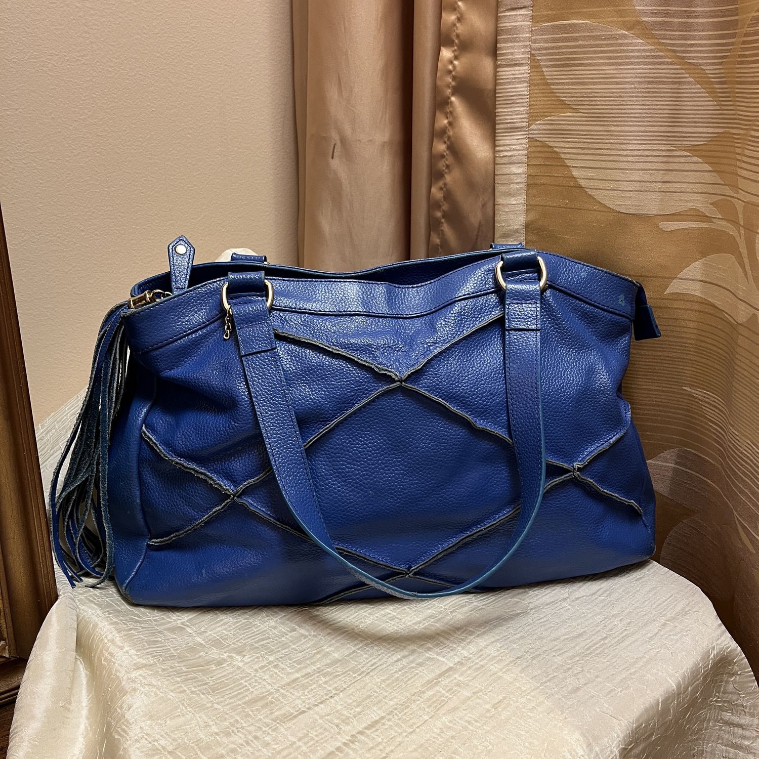 Azul Patchwork Bag