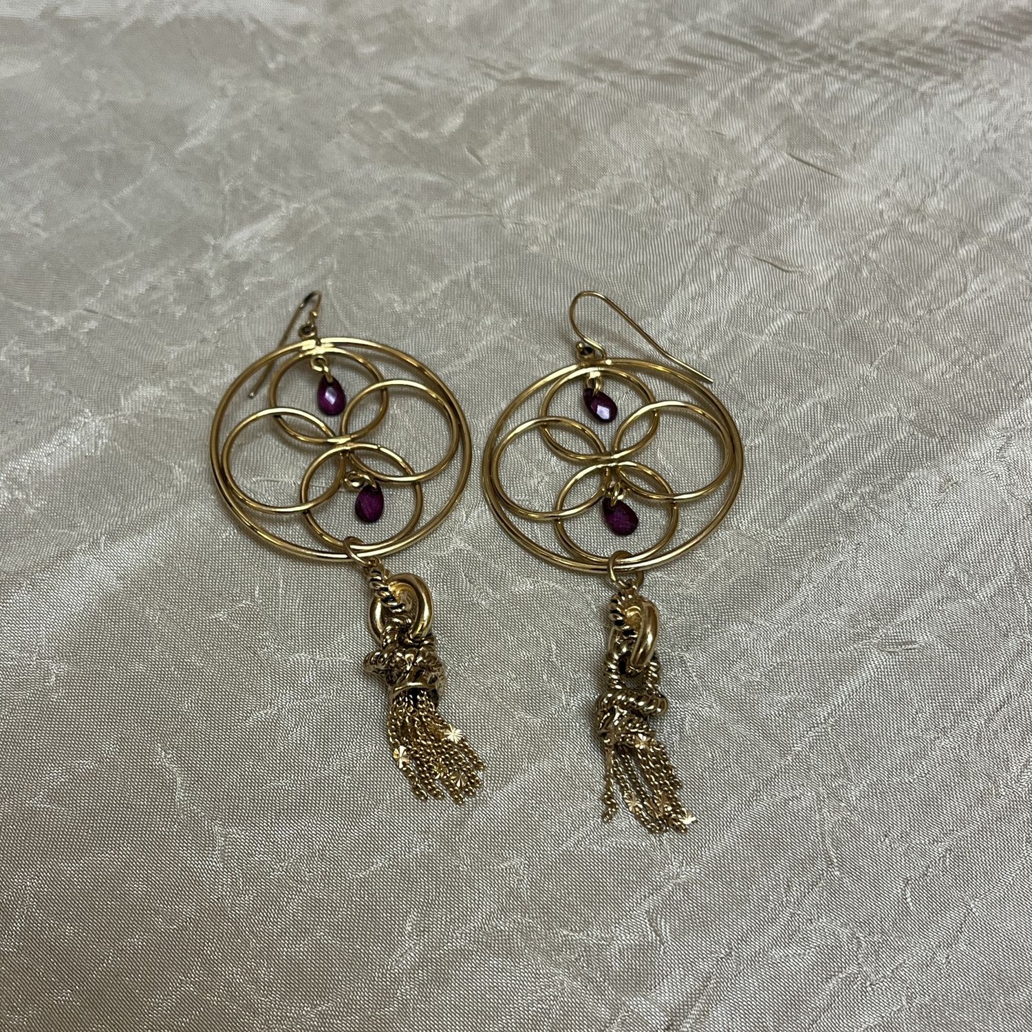 Gold Mandala Earrings